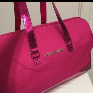 Victoria’s Secret Duffel Bag hot pink NEW